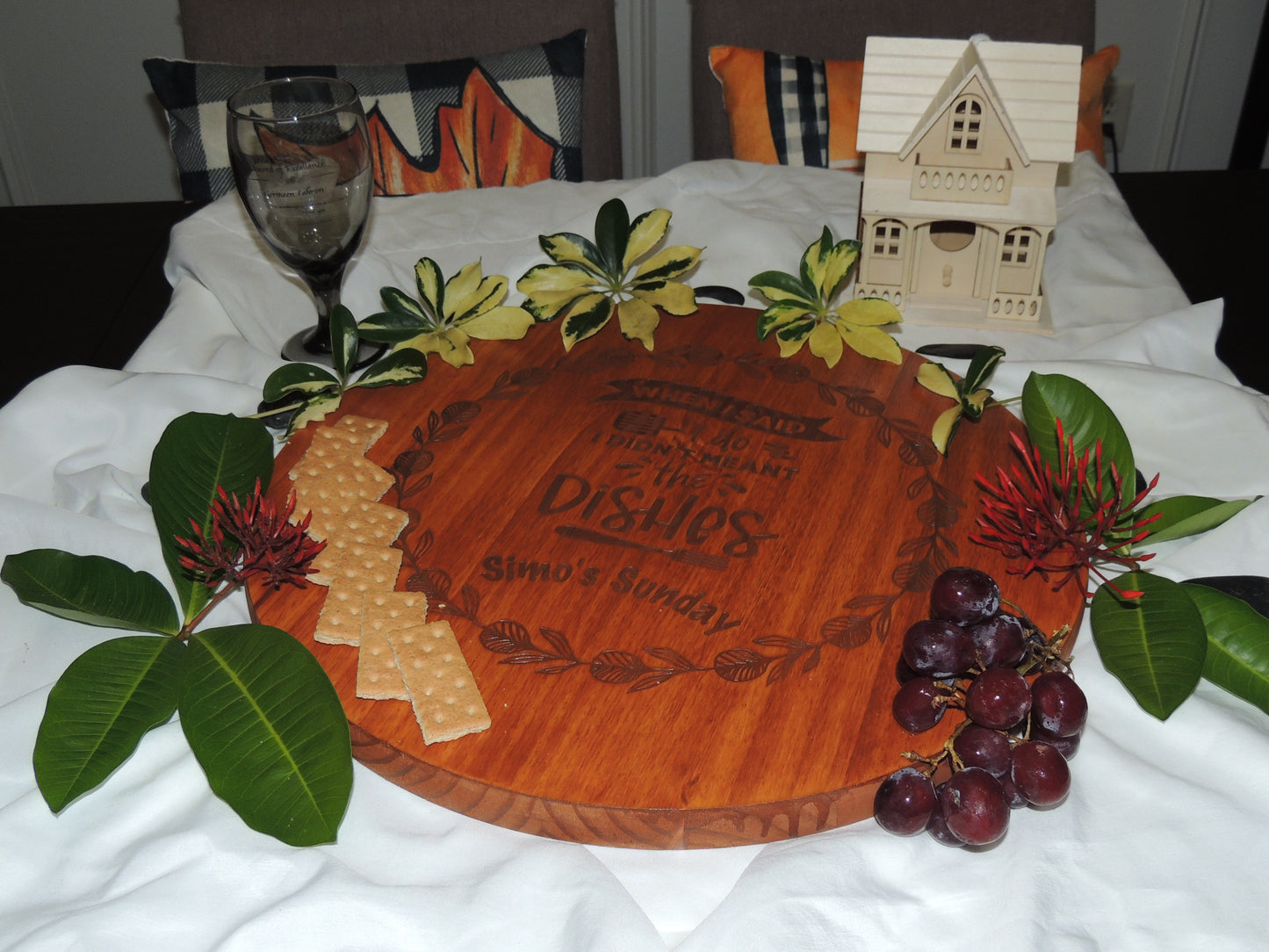 Custom Personalized Engraved Lazy Susan