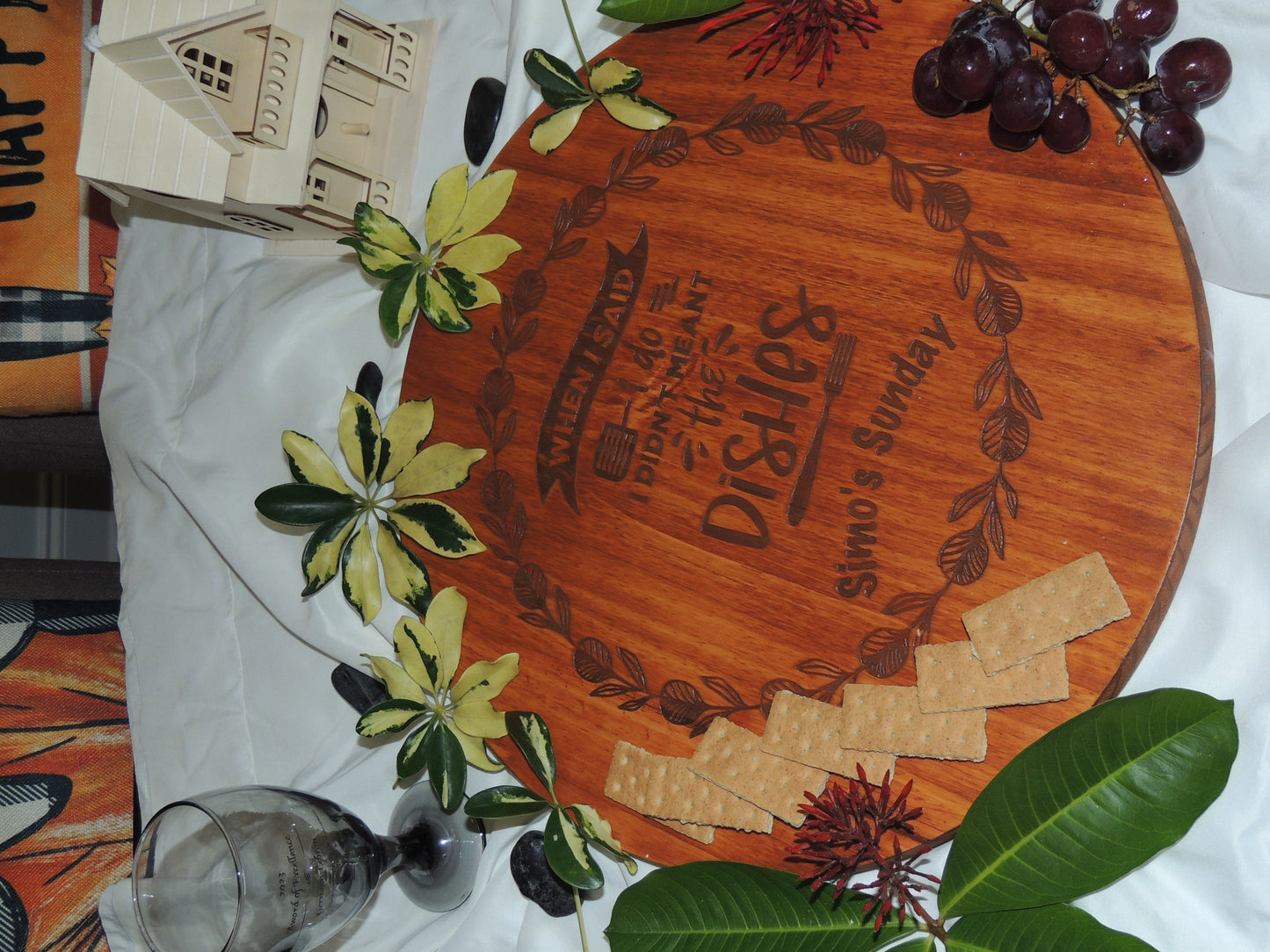 Custom Personalized Engraved Lazy Susan