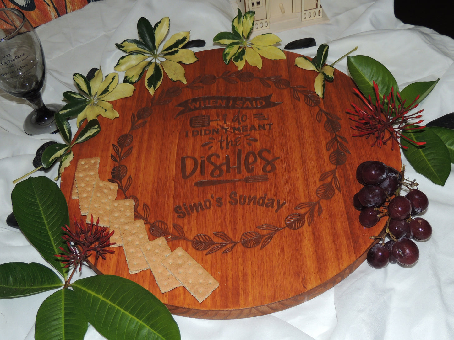 Custom Personalized Engraved Lazy Susan