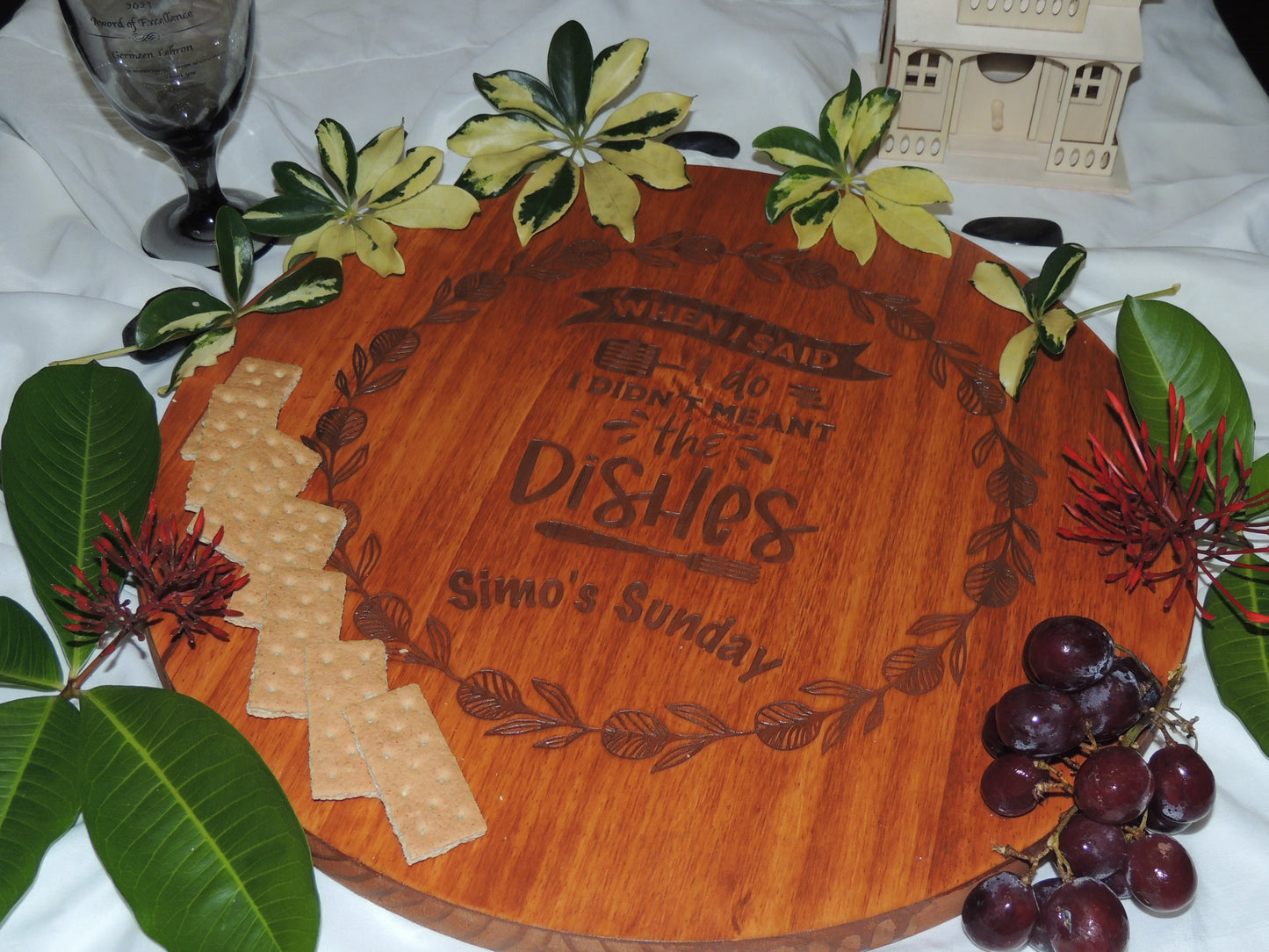 Custom Personalized Engraved Lazy Susan