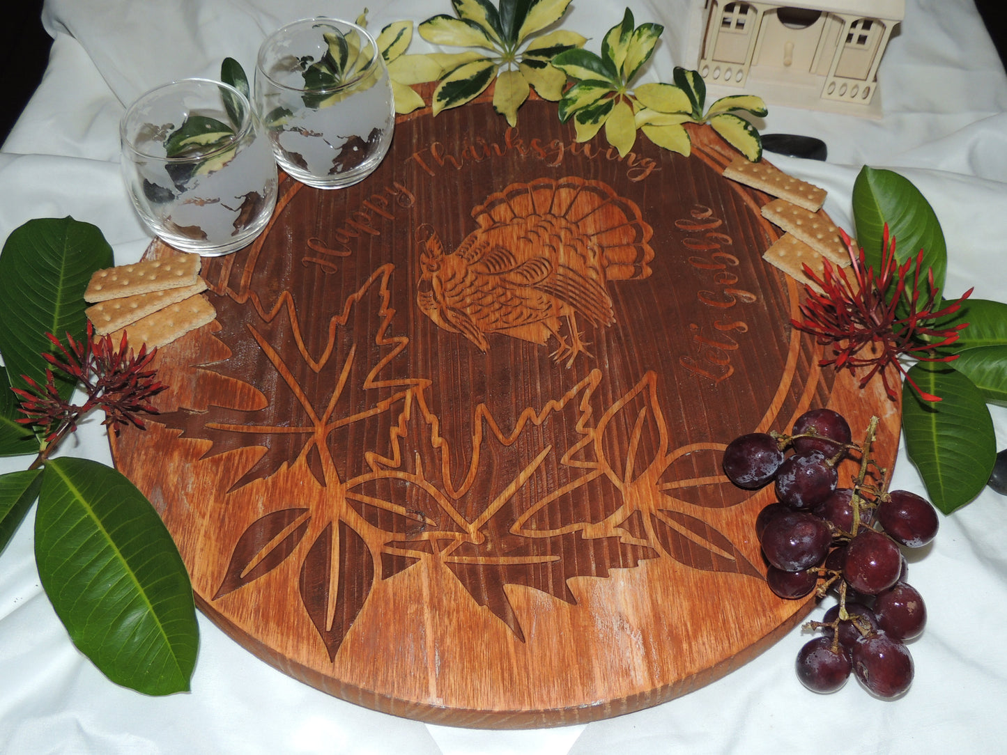 Custom Personalized Engraved Lazy Susan