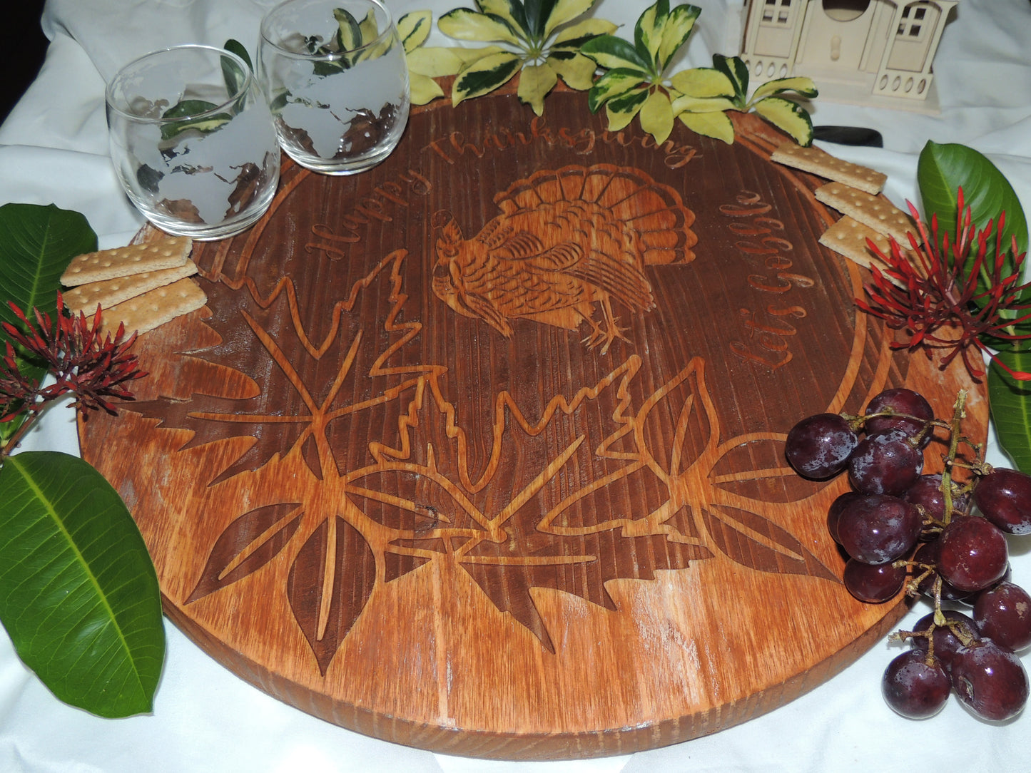 Custom Personalized Engraved Lazy Susan