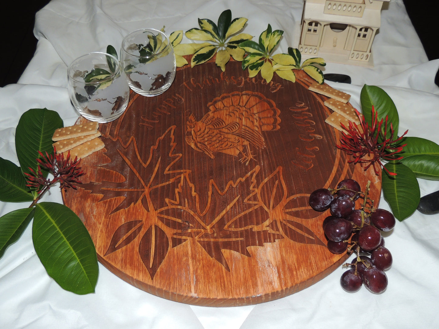 Custom Personalized Engraved Lazy Susan